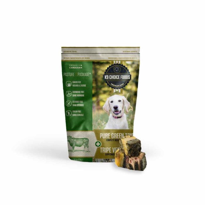 Beef Tripe, Green Tripe, Stomach, K9 Choice, Topper