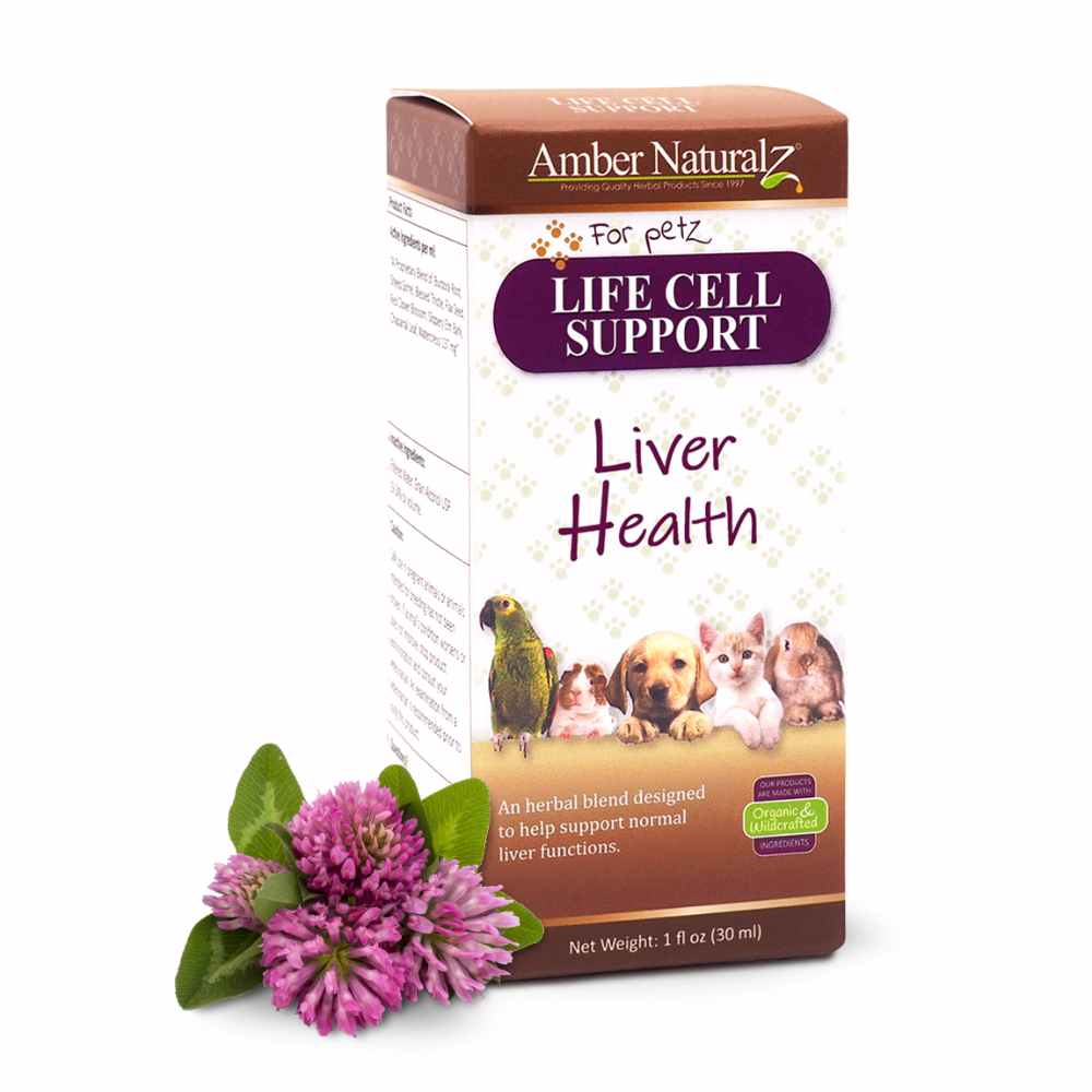 life cell Amber Naturalz Life Cell Support Liver Health Dogs Cats Supplement 30ml