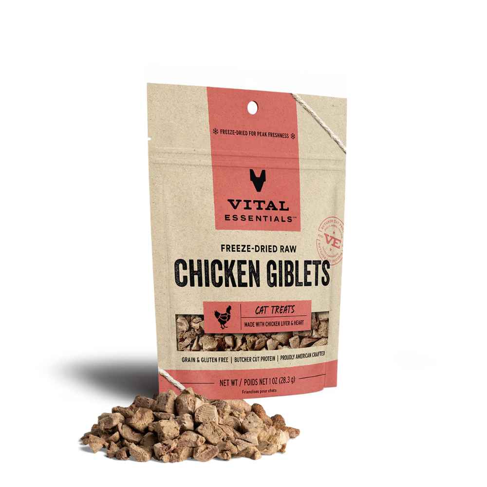 Vital Cats Chicken Giblets Treats Vital Cats - Chicken Giblets Freeze-Dried Treats - Image 1