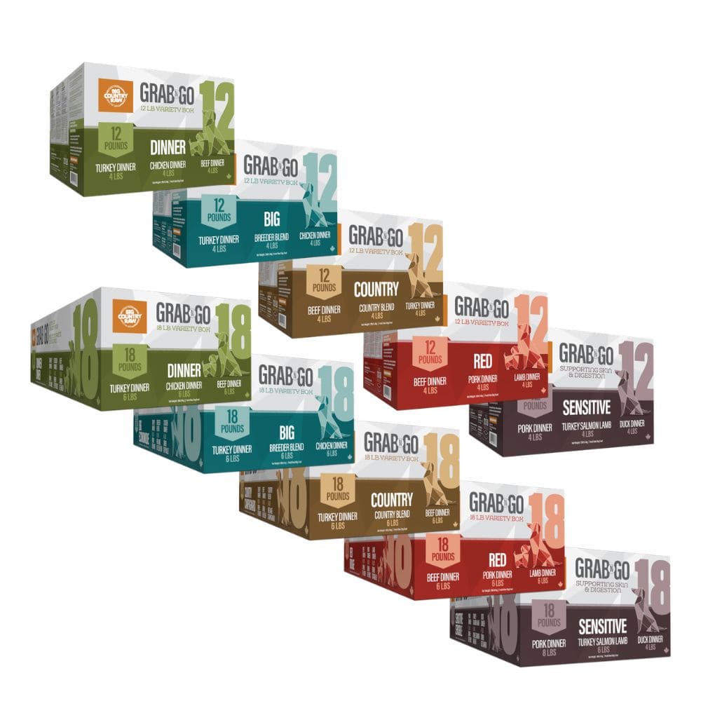 Big Country Raw - GNG Big Country Raw Dog Food Frozen Raw GrabnGo Variety Boxes