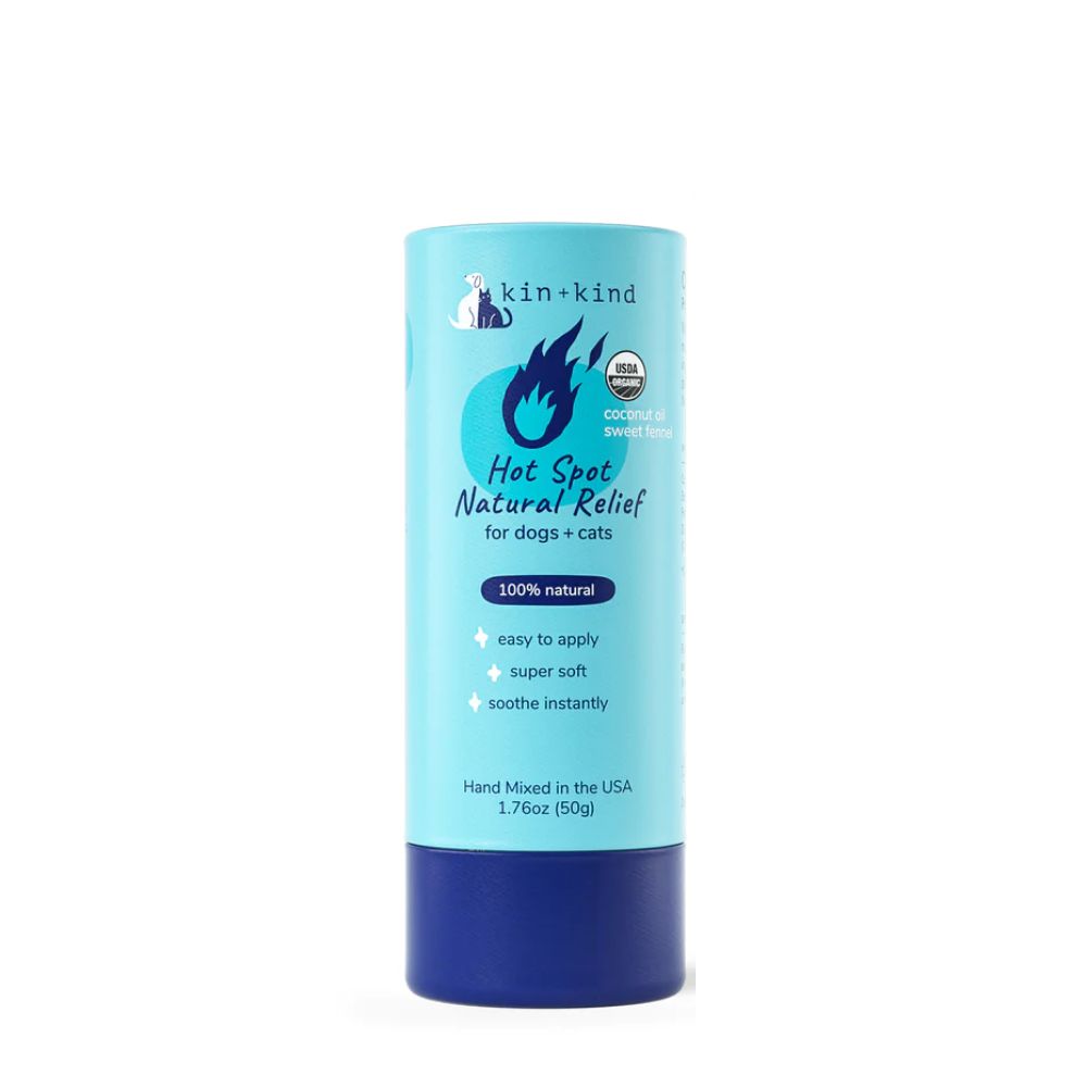 Hot Spot Relief Kin + Kind Hot Spot Relief Stick Dogs Organic Natural Instant Relief