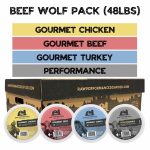 Raw Performance Raw Dog Food Frozen Dog Food Variety The Beef Wolf Pack 48lb