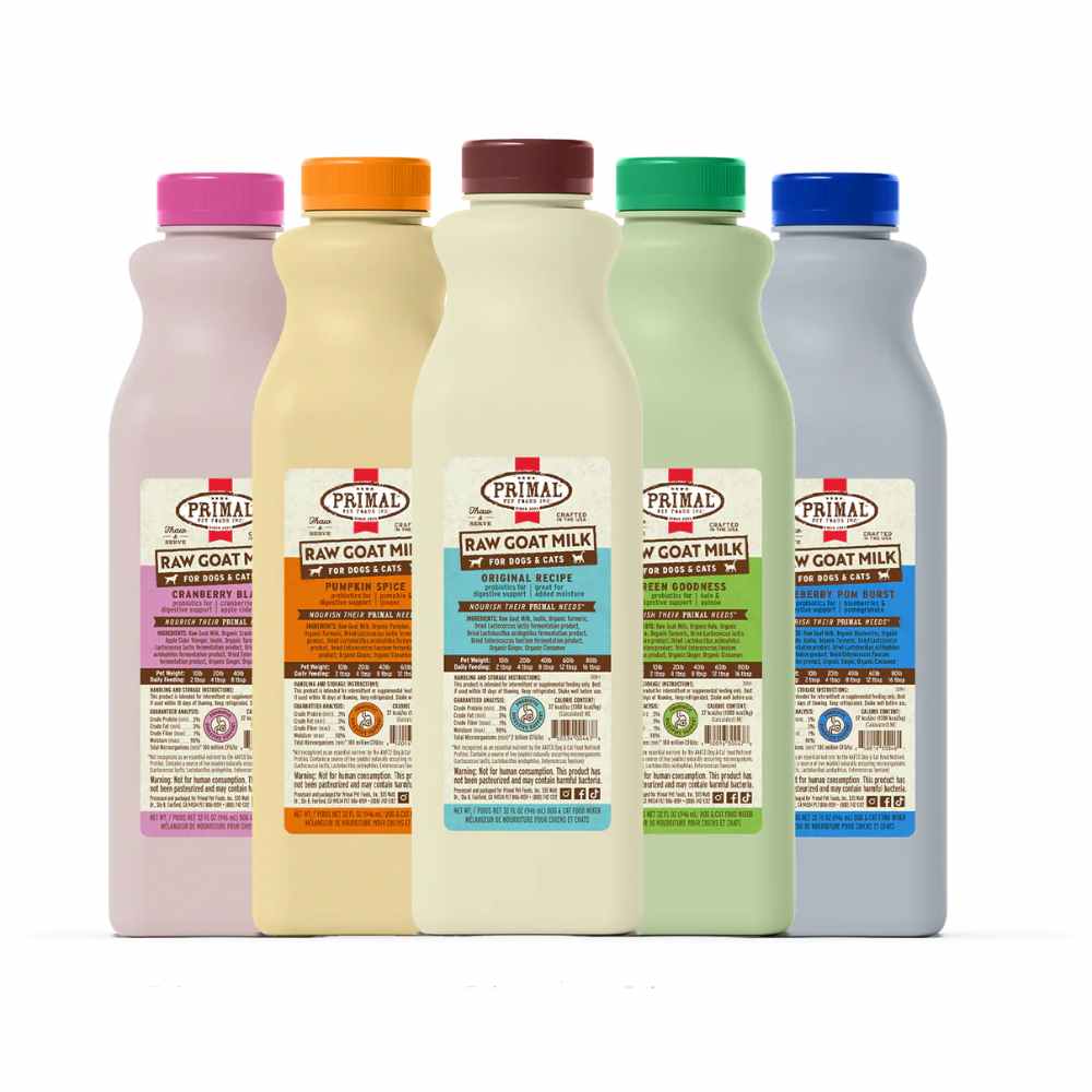Primal Raw Goat Milk Primal Frozen Fermented Goat Milk Dog Cat