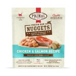 Primal Cat Frozen Raw Nuggets - Chicken and Salmon Recipe Raw Cat Food