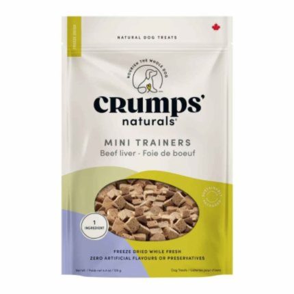 Freeze-Dried Beef Liver Mini Trainers - Crumps Dog Treats Single Ingredients