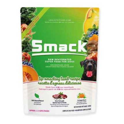 smack dehydrated dog food lip smacking lamb