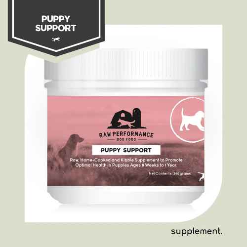 rp puppy support rp, raw performance, puppy, support, vitamin mineral