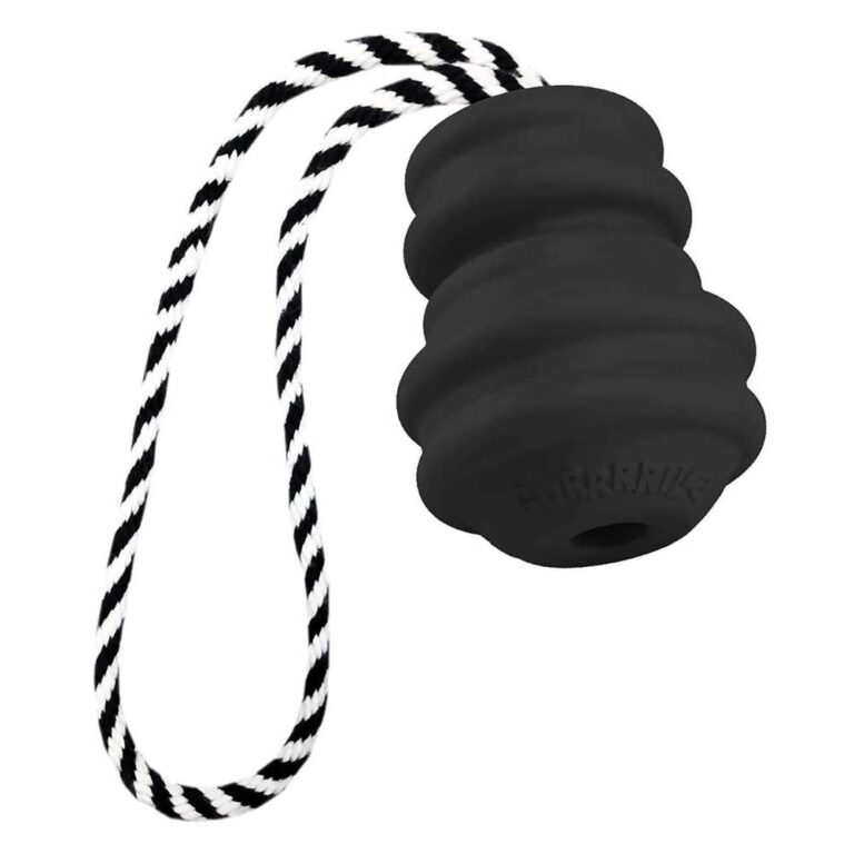 Gorrrrilla Rubber Dog Toy with Rope - Image 1