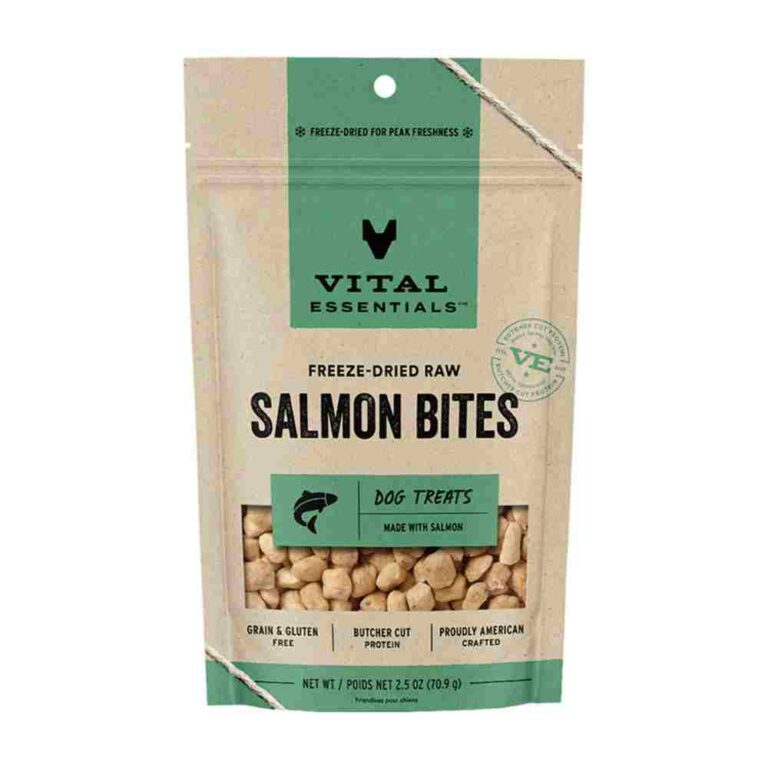 Salmon Bites Freeze-Dried Treats - VITAL ESSENTIALS