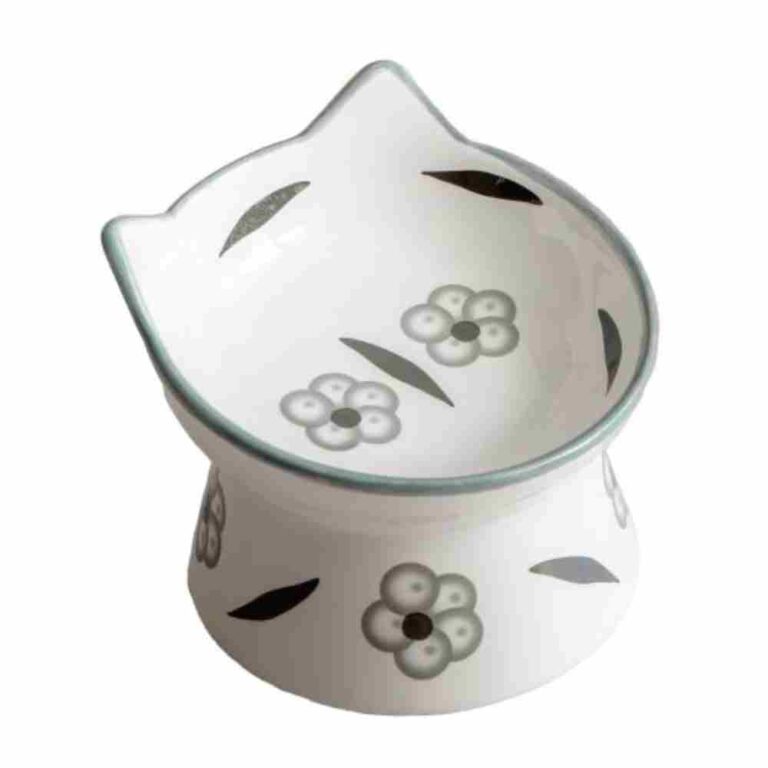 Raised Ceramic Cat Bowl - DexyPaws - Image 3