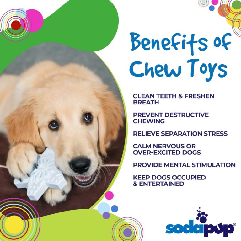 Sodapup Snowflake ultra durable chew toy with holiday theme info 2