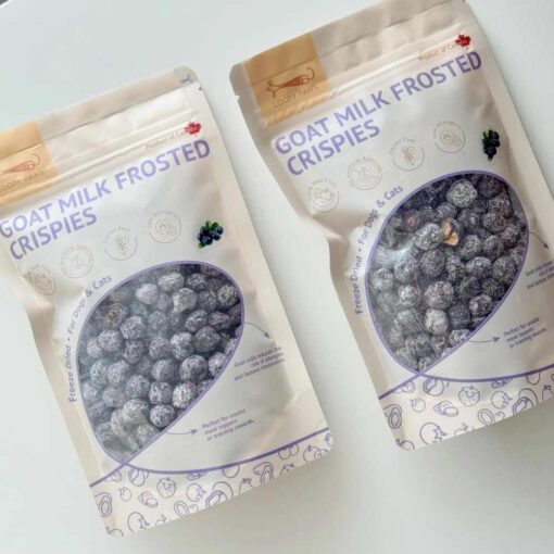 Loopy Paws Goat Milk Frosted Crispies Freeze Dried Dog Treatst