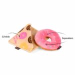 Pet-PLAY-Pup-Cup-Cafe-Doughboys-Donut PLUSH DOG TOY