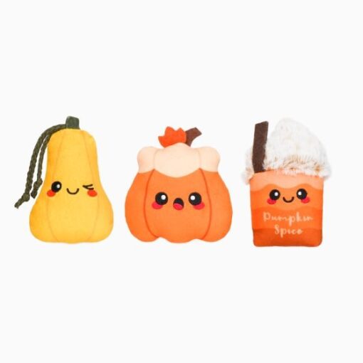 Hugsmart Fuzzy Friendz Autumn Tailz Pumpkin Play 3pk