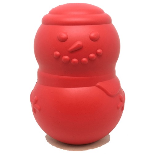 Sodapup Snoman dog chew toy and treat dispensing toy. Made for heavy and aggressive chewers.