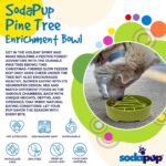 Pine Tree Design eBowl Enrichment Slow Feeder Bowl for Dogs info 3