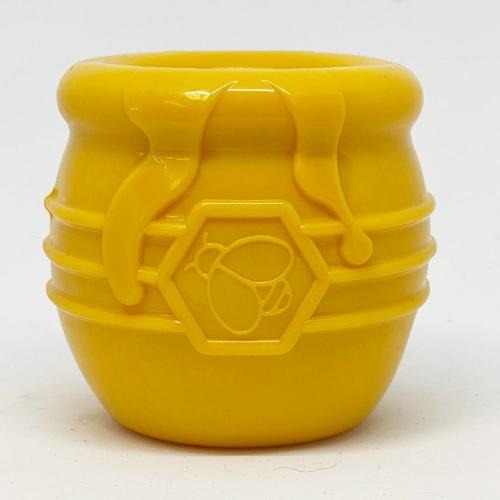 SODAPUP Honey Pot Durable PUP-X Rubber Treat Dispenser & Enrichment Toy