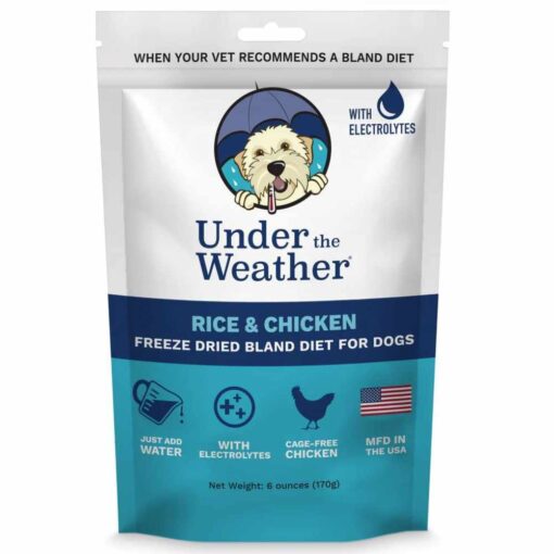 Under The Weather Dog Food Bland Diet Formula Chicken & Rice
