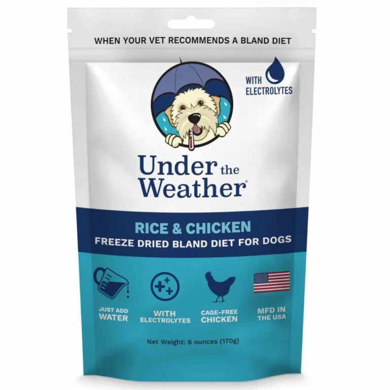 Under The Weather Dog Food Bland Diet Formula Chicken & Rice