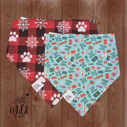 Wild at Heart Christmas Bandanas, Christmas, XMAS, Holidays, Bandana, Pet Accessories