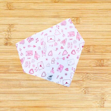 Wild at Heart Bandana Love Letters Valentine's Day Print