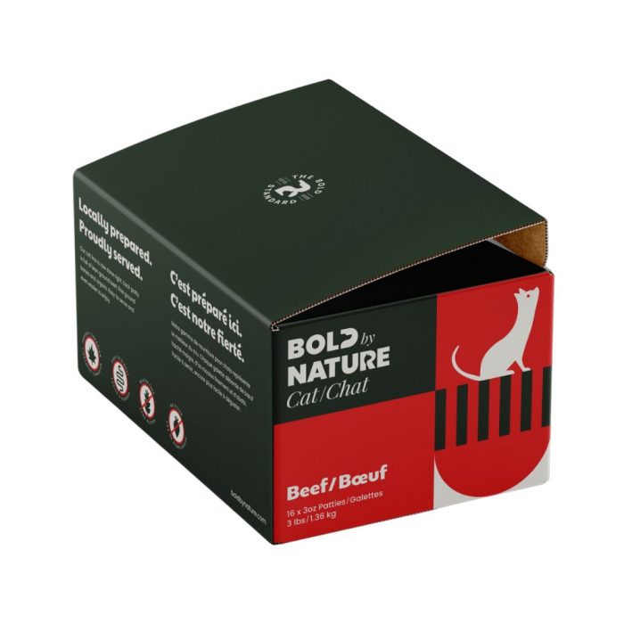 Bold by nature cat beef raw food