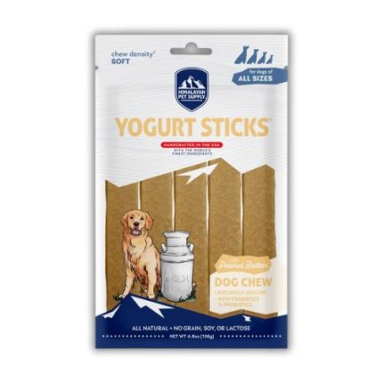 Himalayan Pet Supply Yogurt Sticks Peanut Butter Prebiotic Probiotic Healthy treat