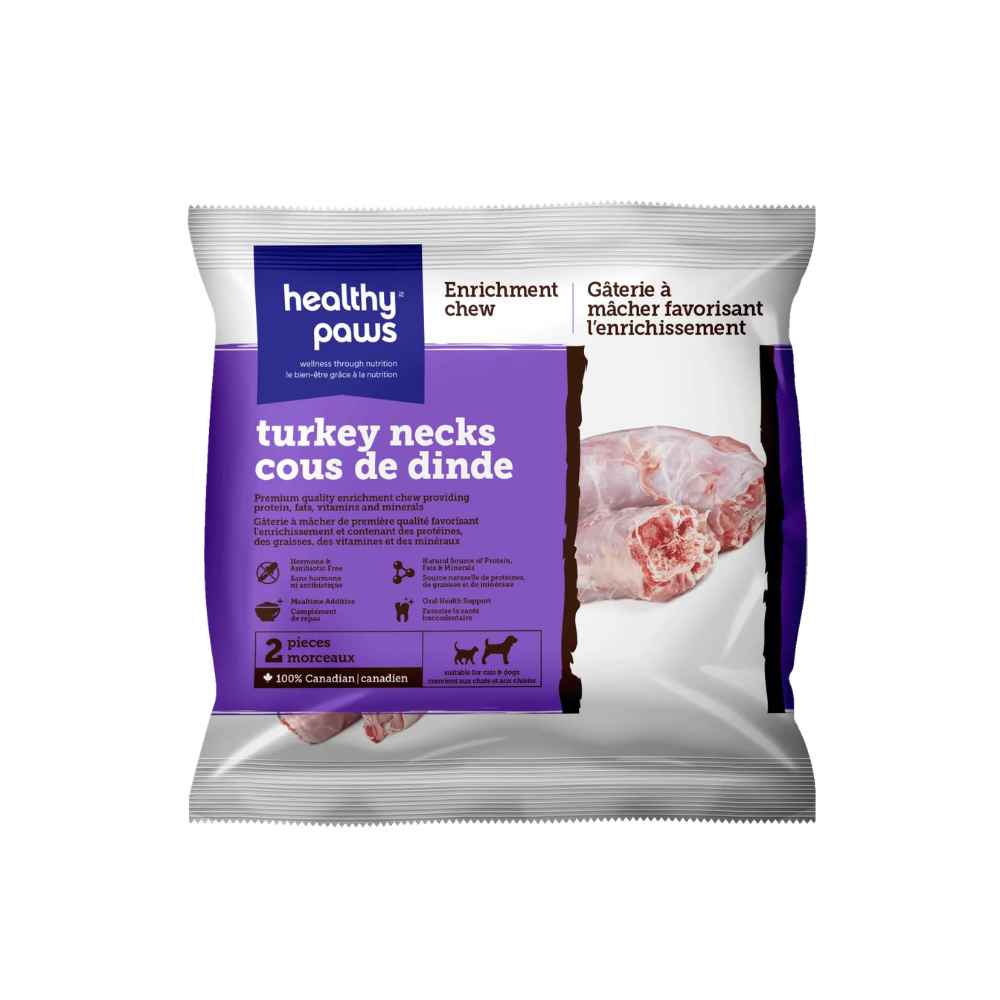 Healthy Paws Turkey Neck Healthy Paws Turkey Neck, Healthy Paws, Turkey Neck, Turkey, Neck, Bone, Frozen Bones, Turkey