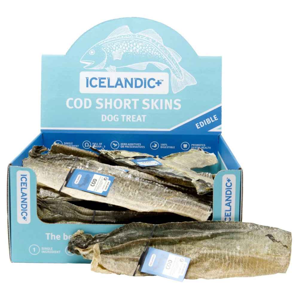 Icelandic cod skin box Icelandic, Cod Skin, Fish, Treat, Snack Bar