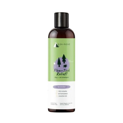 Kin + Kind Flea and Tick Shampoo Dogs Repellent 12oz